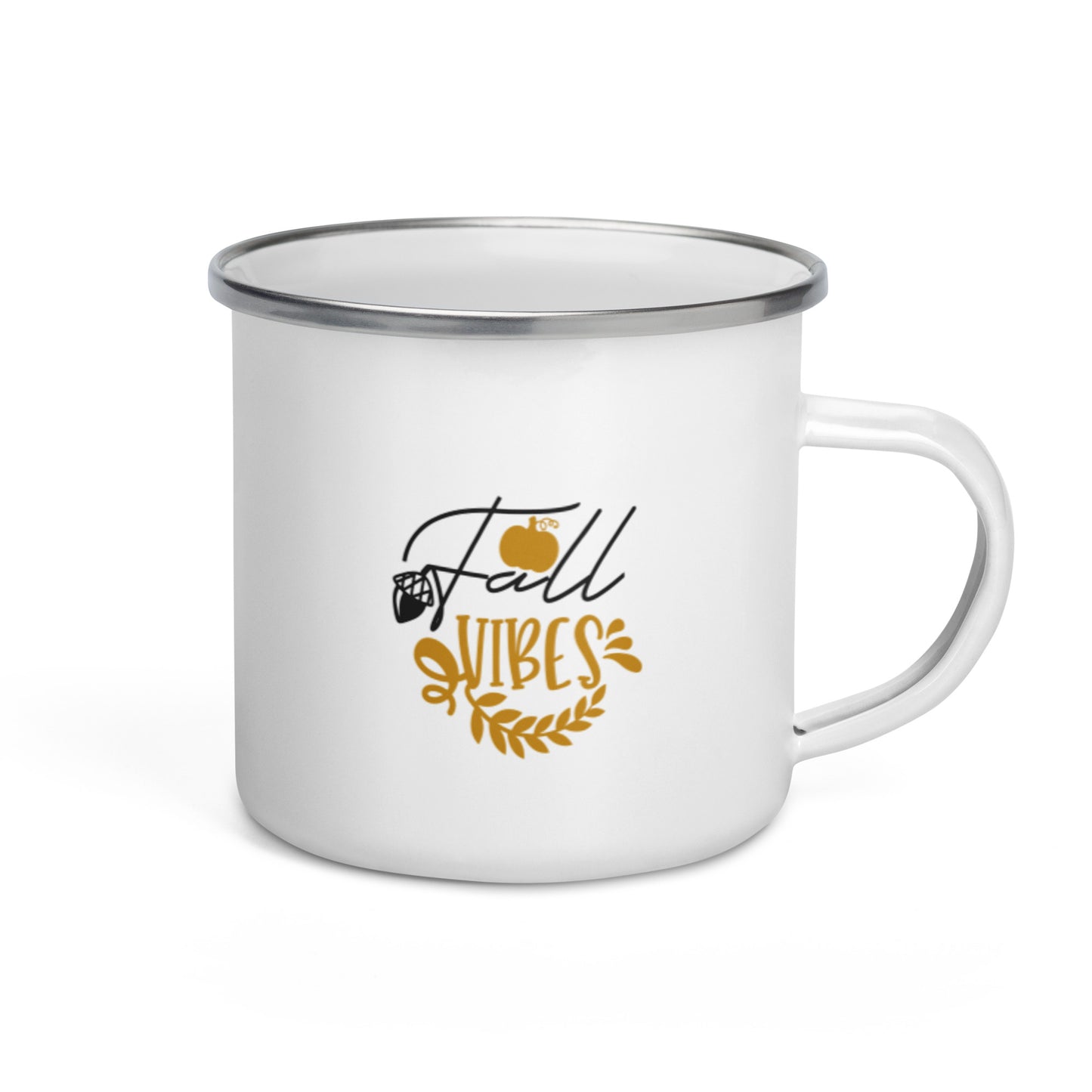 Fall Vibes Enamel Mug