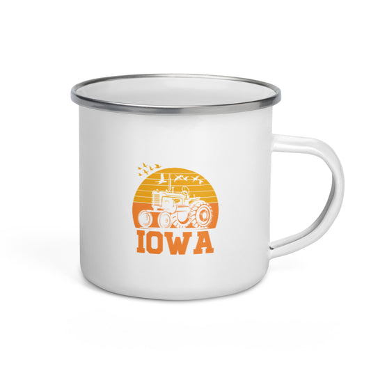 Iowa Enamel Mug