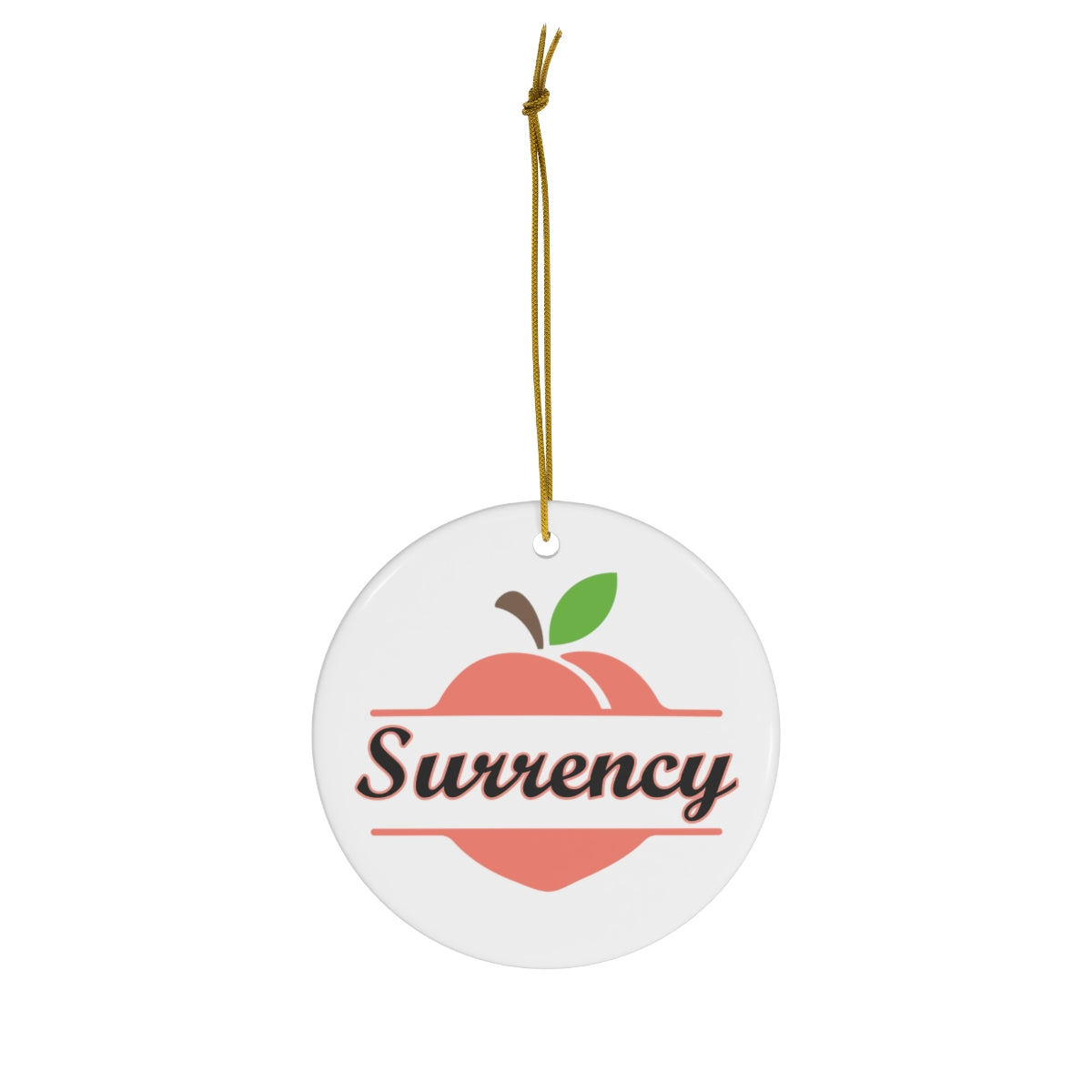 Surrency Georgia Ceramic Ornament, 1-Pack