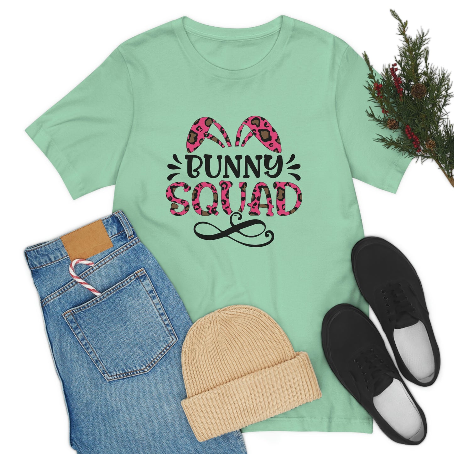 Bunny Squad Spring Easter Unisex Jersey Short Sleeve Tee