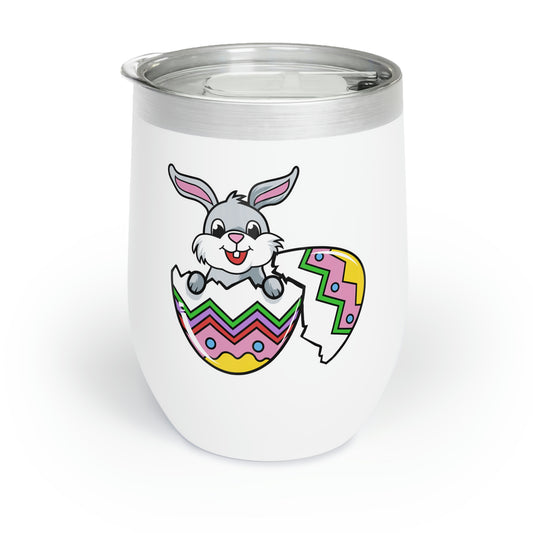Easter Bunny Egg Chill Wine Tumbler