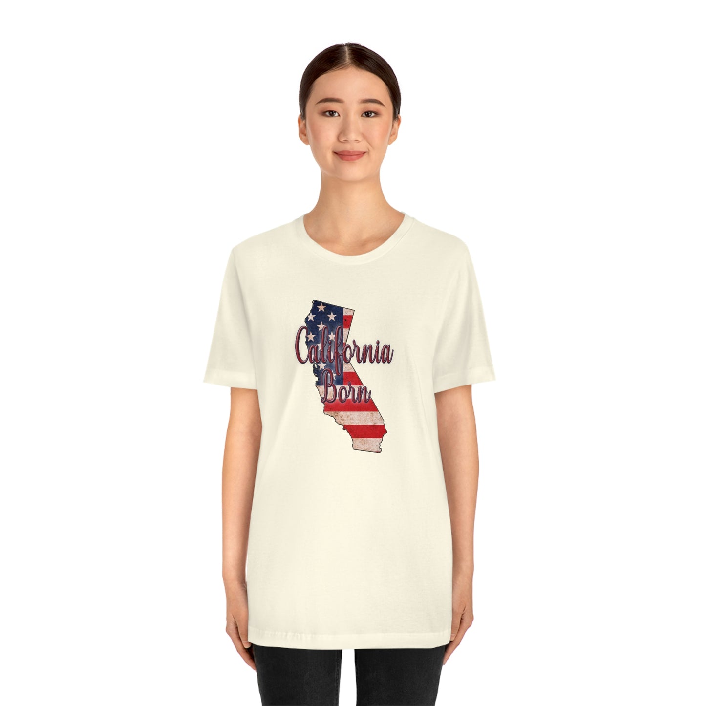 California US Flag Unisex Jersey Short Sleeve Tee Tshirt T-shirt