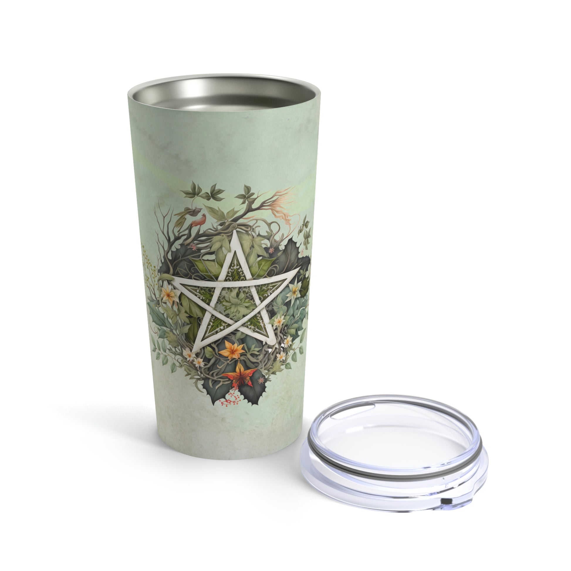 Flower Pentagram Tumbler 20oz