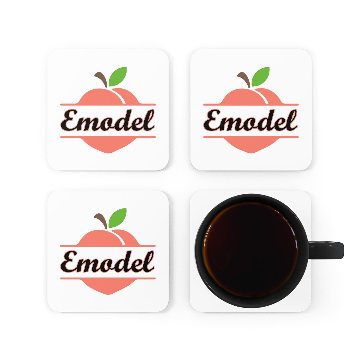 Emodel Georgia Corkwood Coaster Set