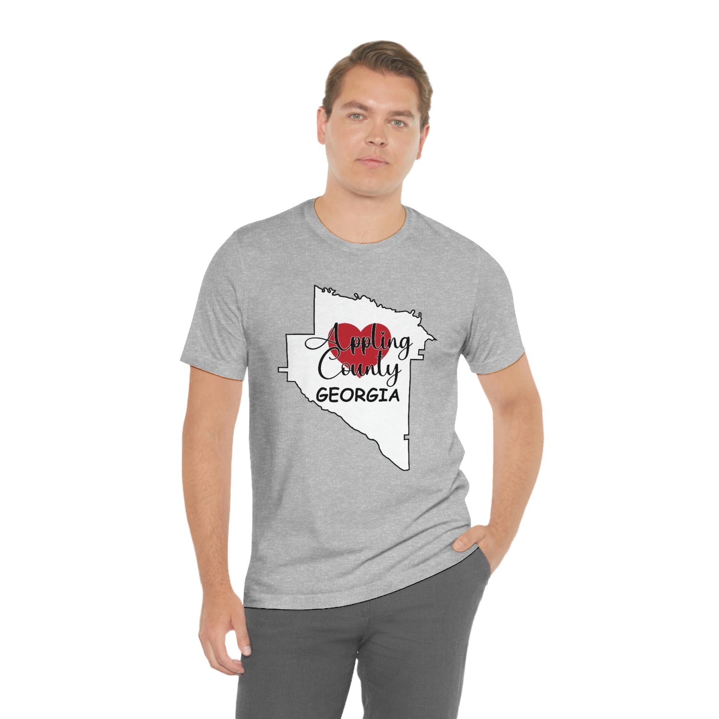 Appling County Georgia Unisex Jersey Short Sleeve Tee