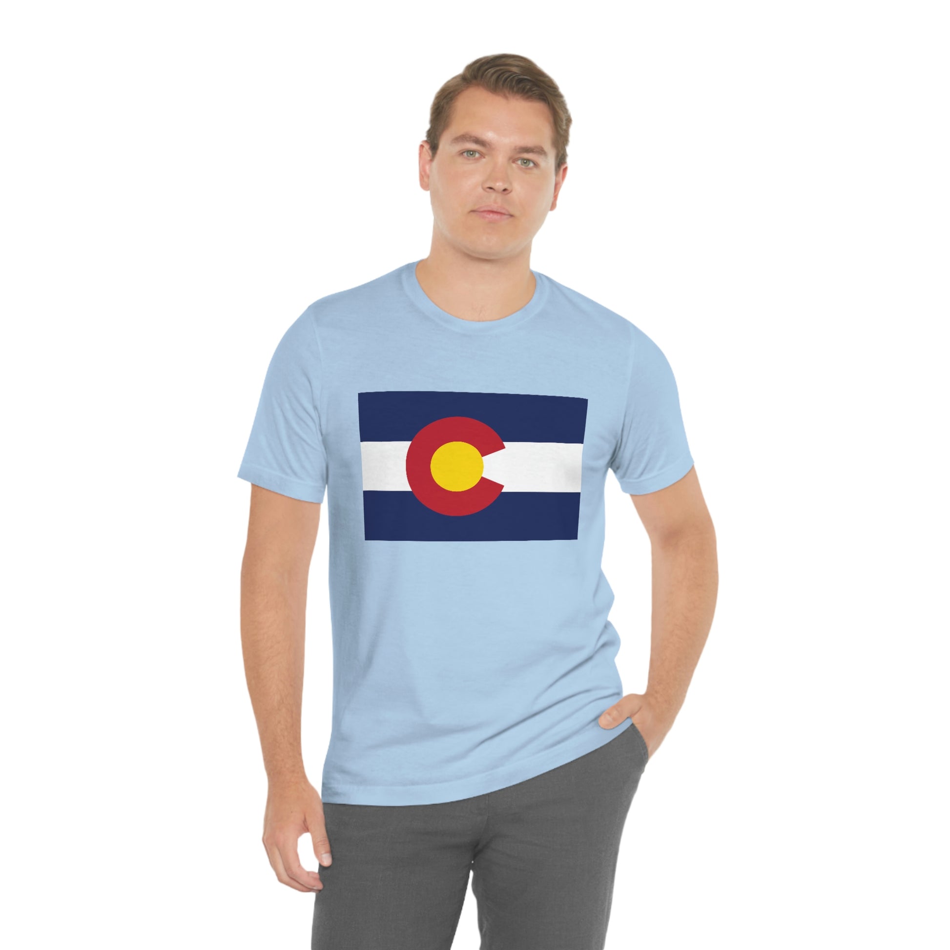 Colorado Flag Unisex Jersey Short Sleeve Tee Tshirt T-shirt