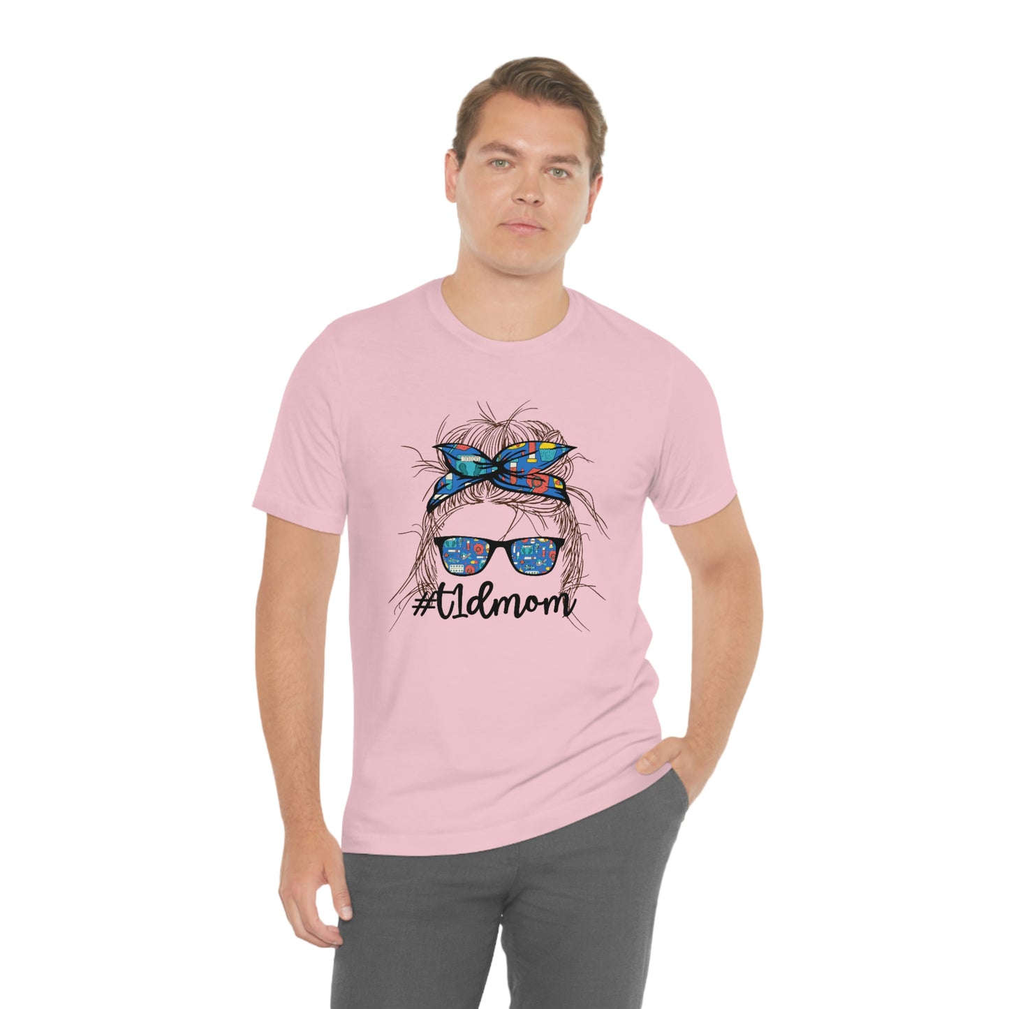 T1D Mom Diabetes Awareness tshirt t-shirt tee