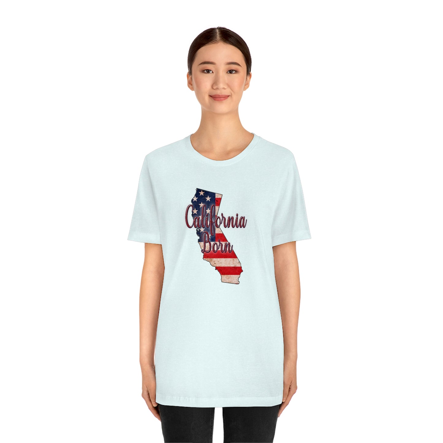 California US Flag Unisex Jersey Short Sleeve Tee Tshirt T-shirt