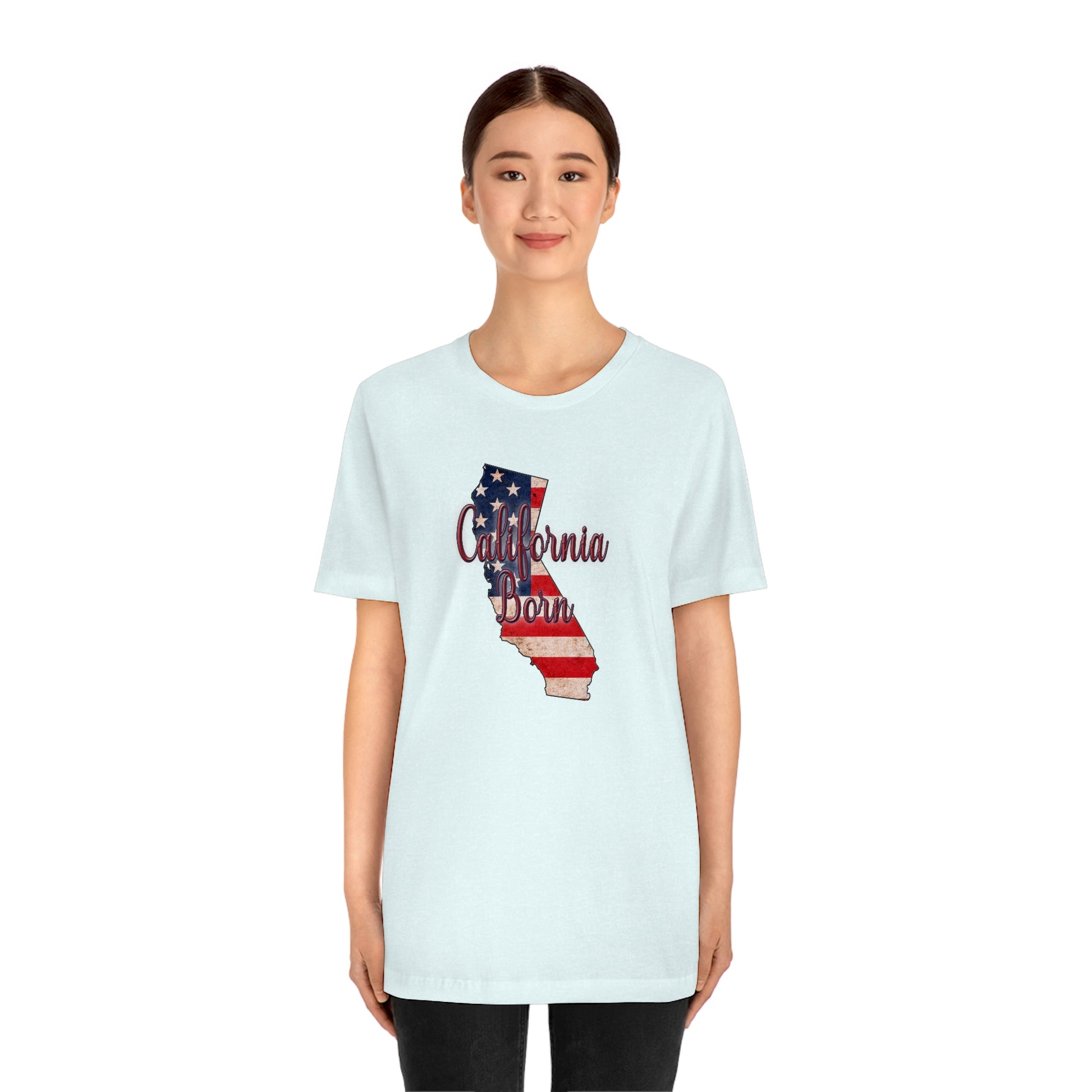 California US Flag Unisex Jersey Short Sleeve Tee Tshirt T-shirt