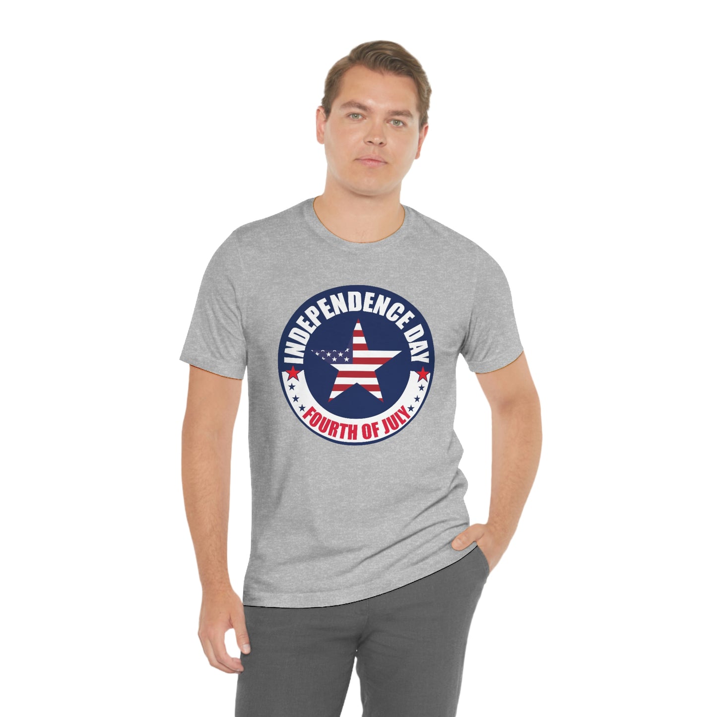 Independence Day Happy 4th of July Unisex Jersey Short Sleeve Tee