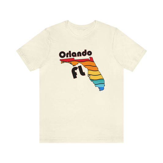 Orlando Florida Rainbow Florida Short Sleeve T-shirt