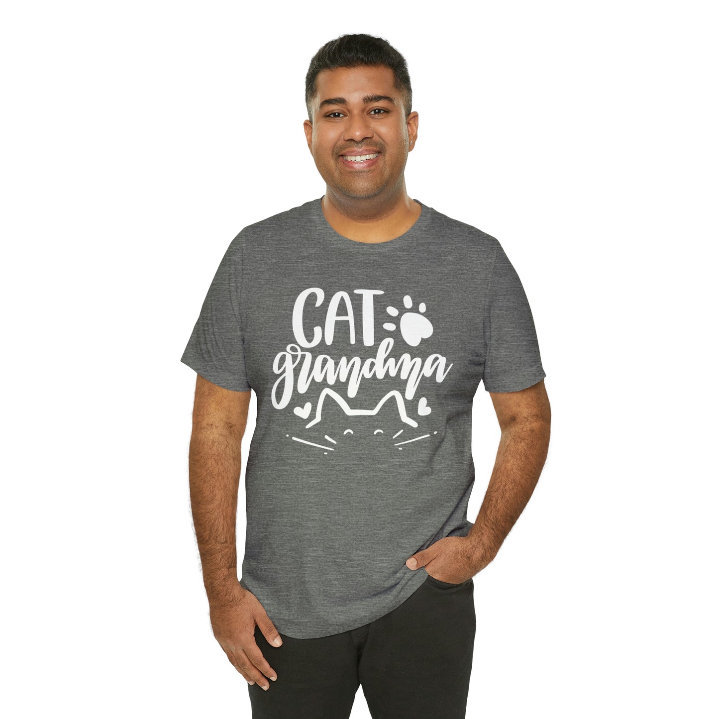 Cat Grandma Short Sleeve T-shirt