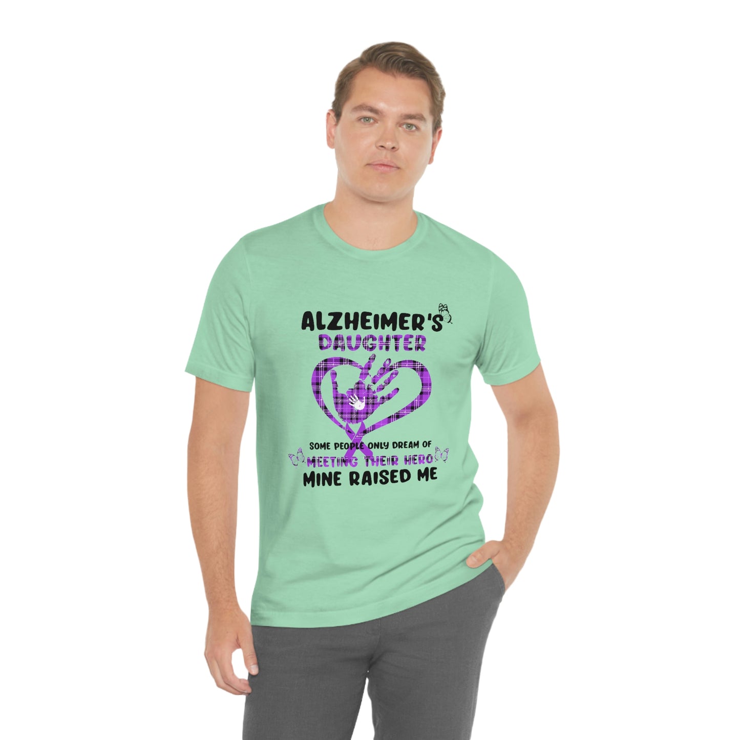 Alzheimer's Daughter Print Unisex Jersey Short Sleeve Tee