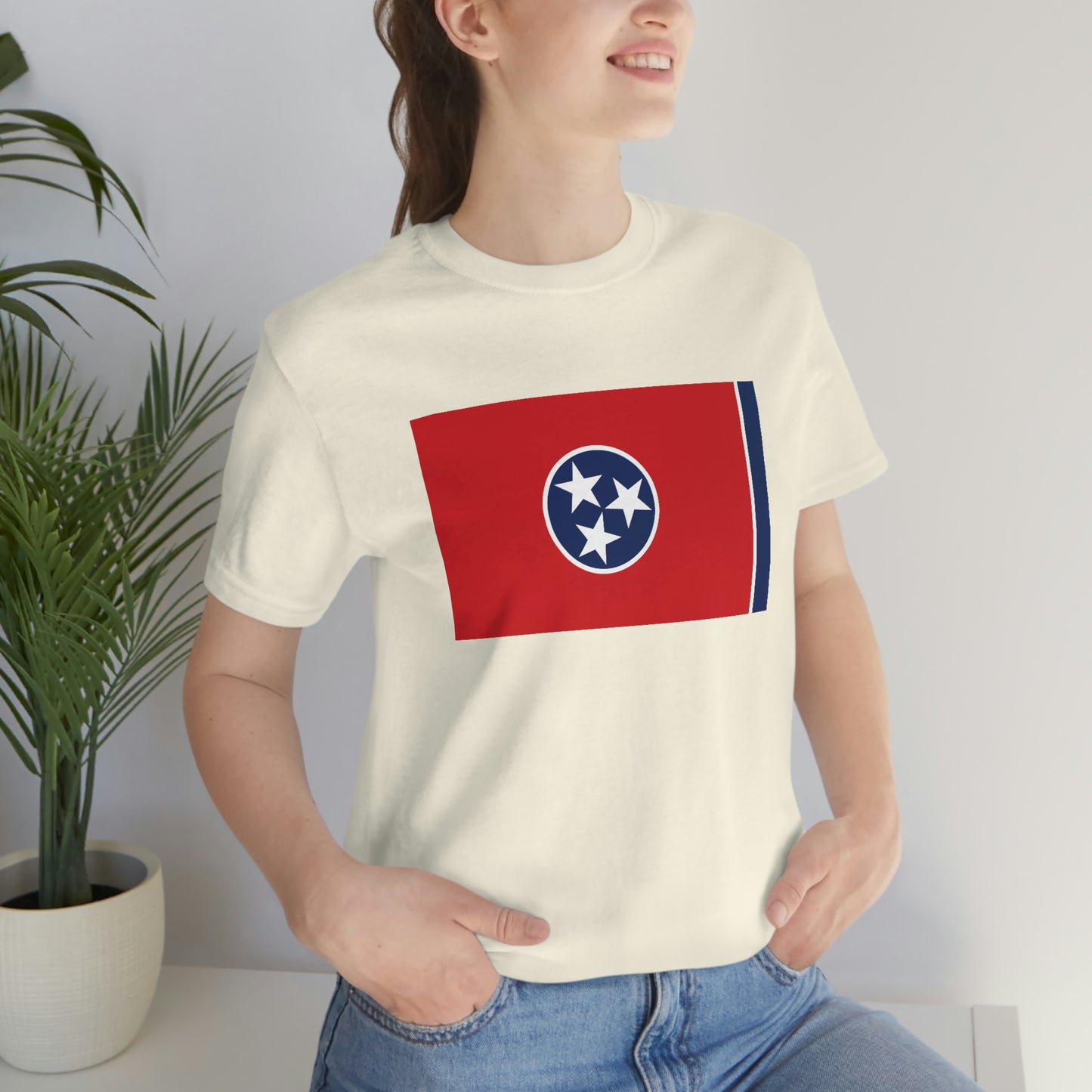 Tennessee Flag Unisex Jersey Short Sleeve Tee Tshirt T-shirt