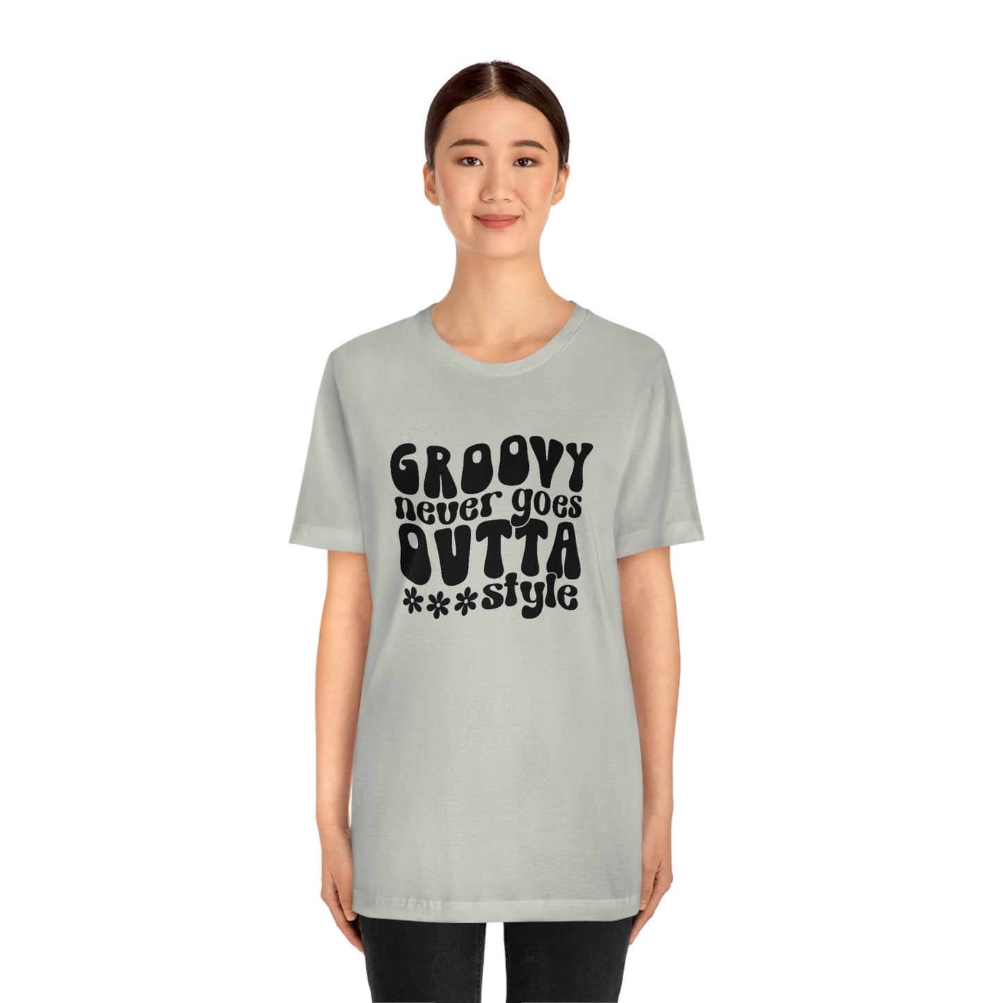 Groovy Never Goes Out of Style Unisex Jersey Short Sleeve Tee