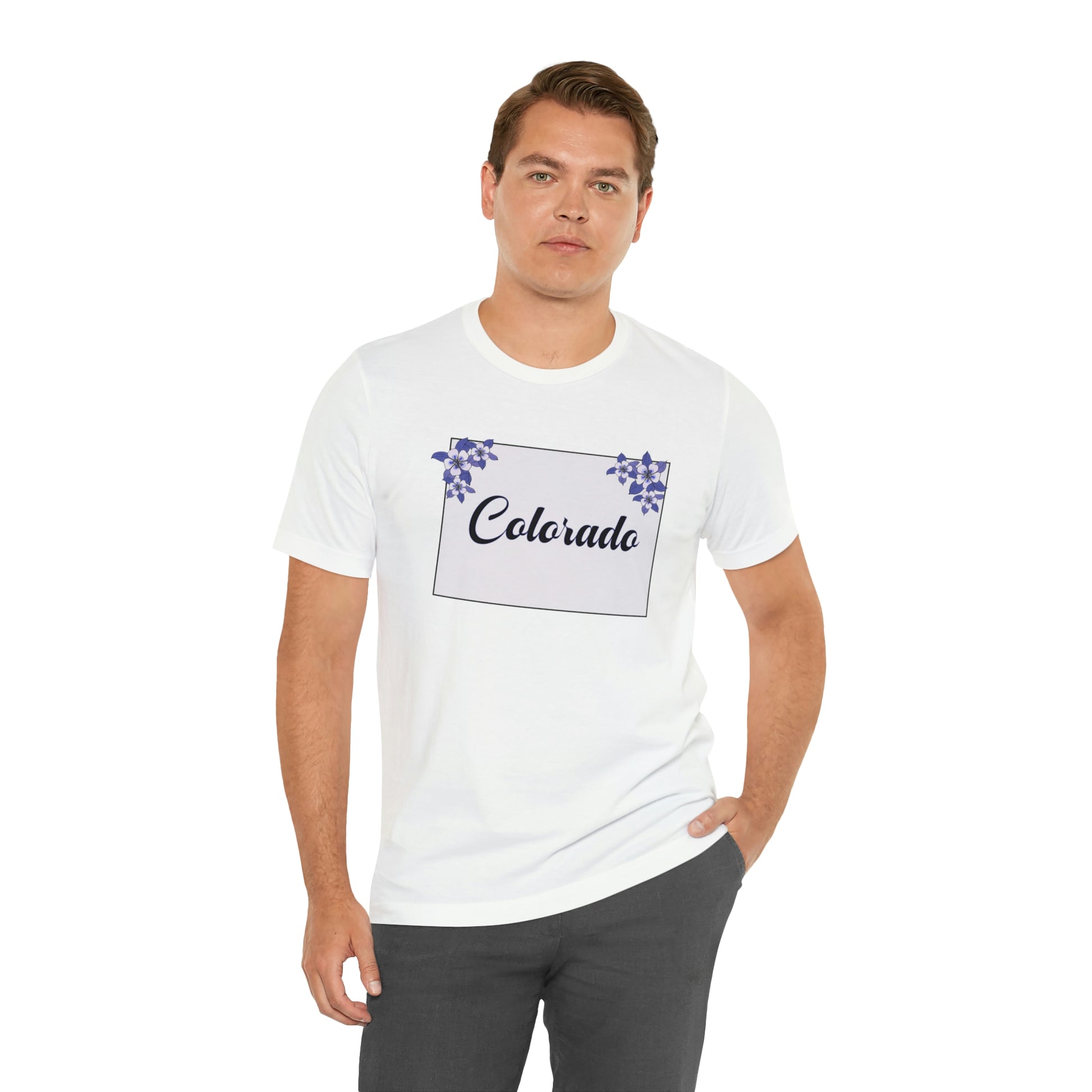 Colorado State Flower Short Sleeve T-shirt