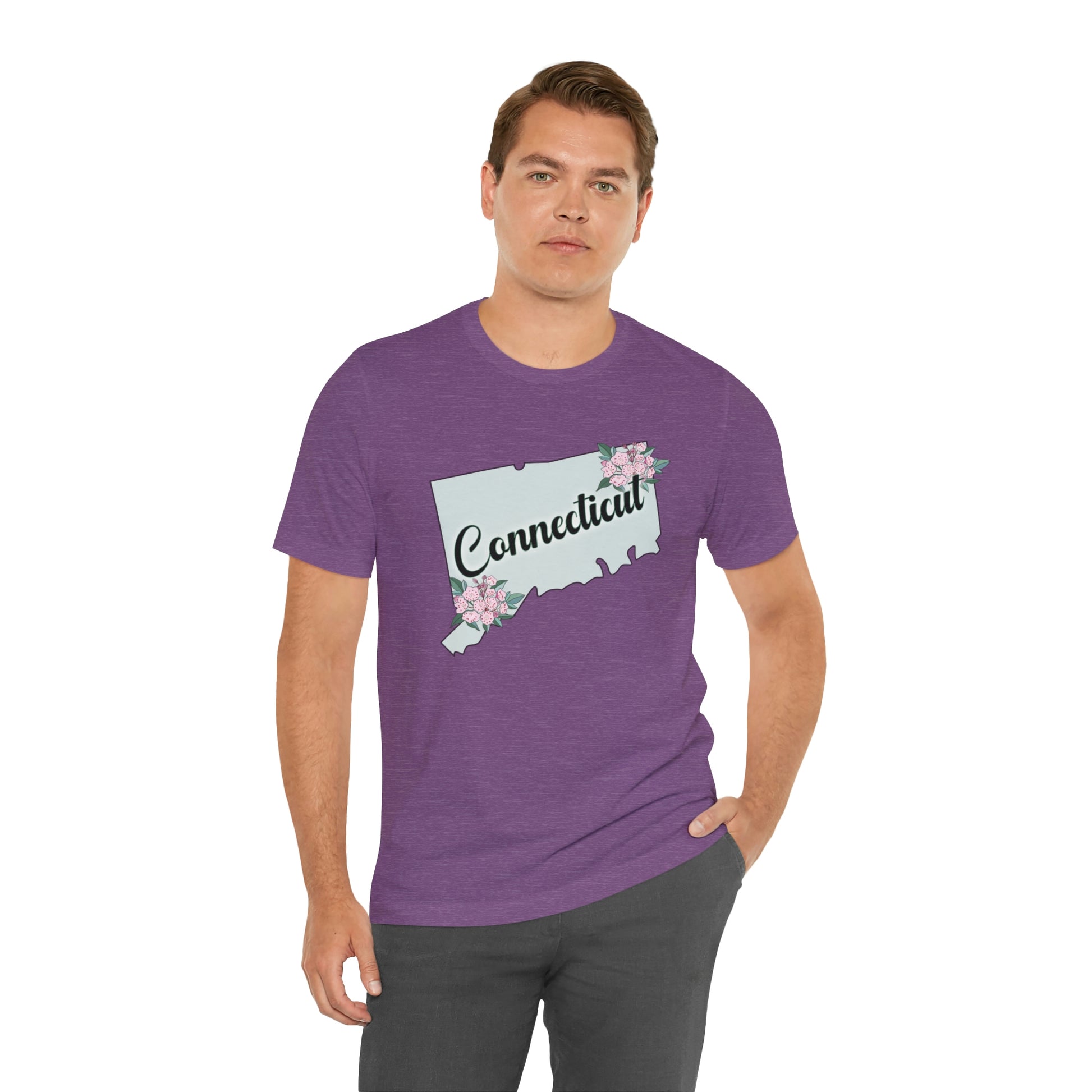 Connecticut State Flower Short Sleeve T-shirt