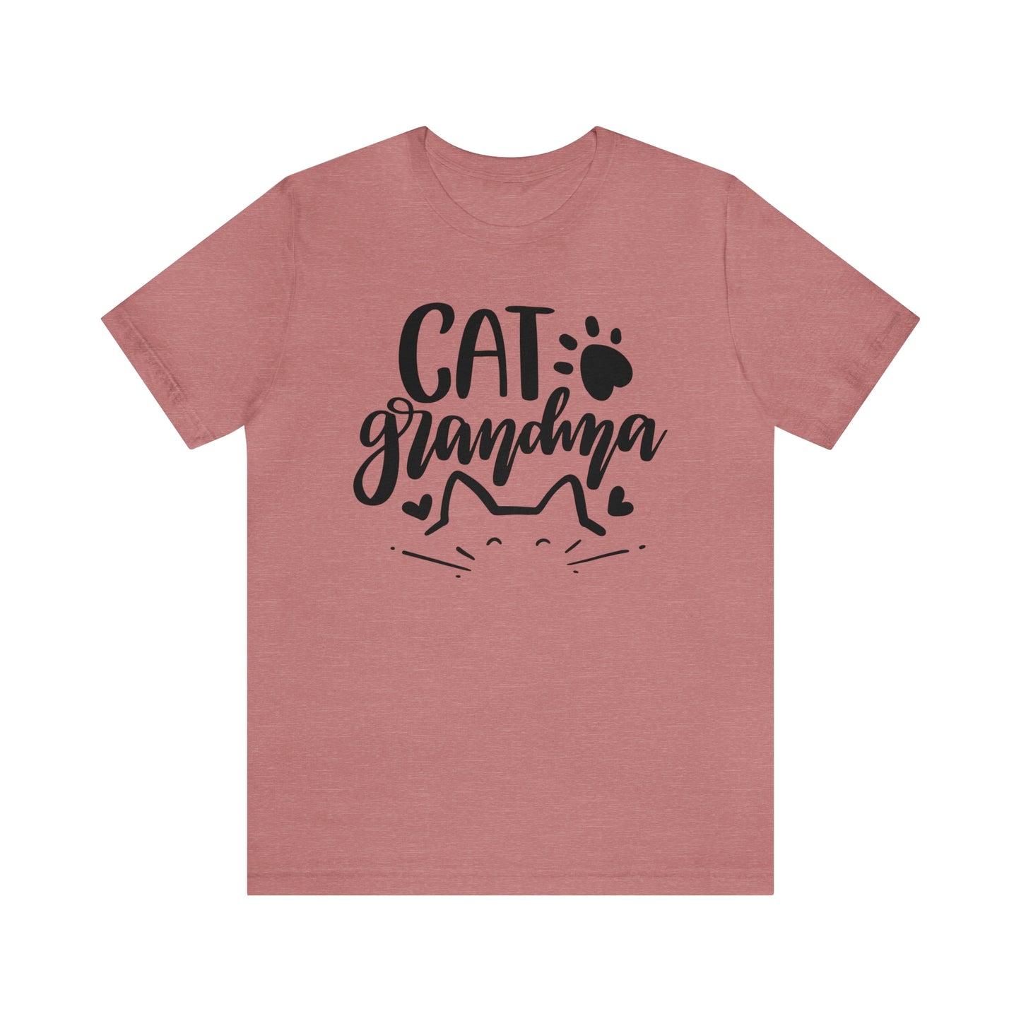 Cat Grandma Short Sleeve T-shirt
