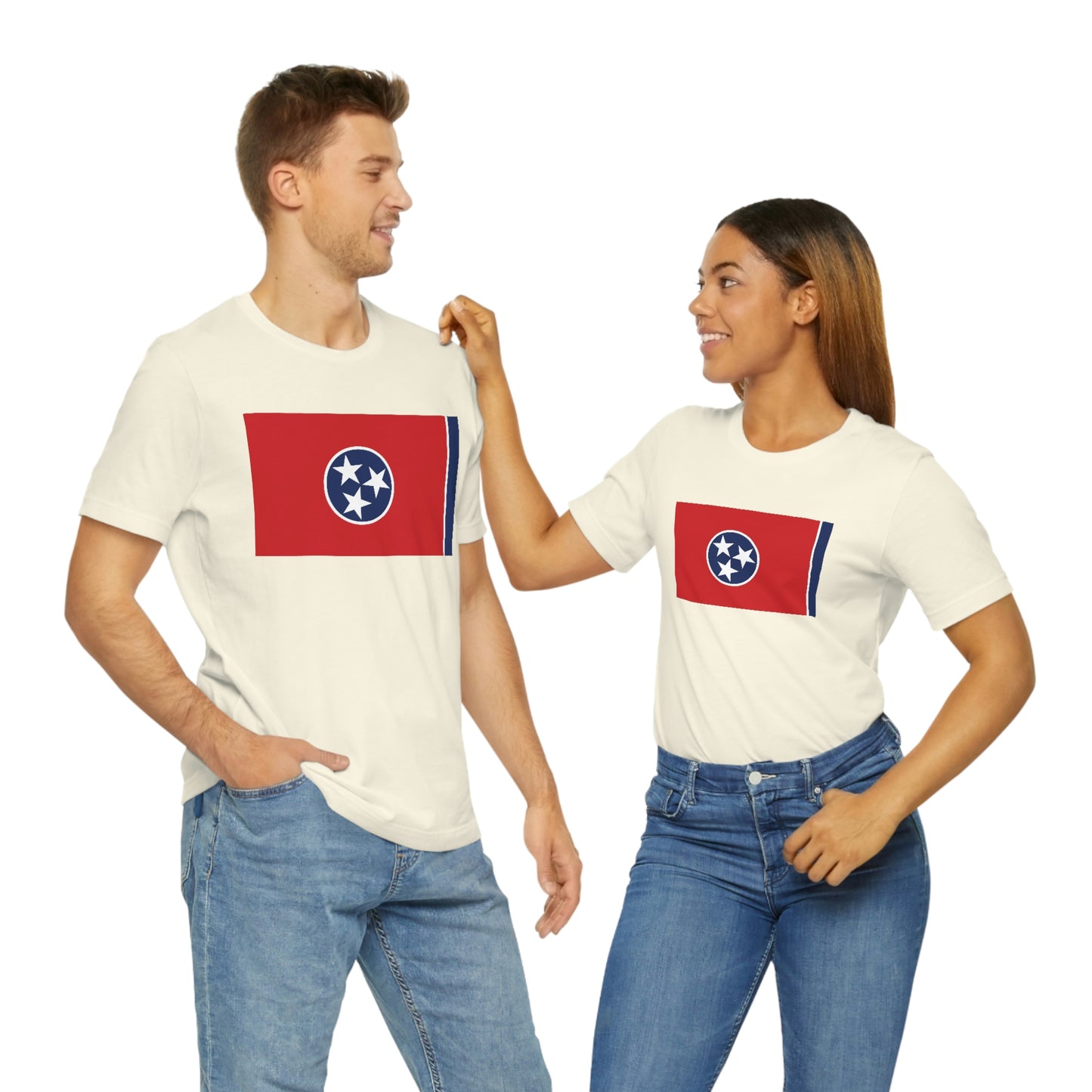 Tennessee Flag Unisex Jersey Short Sleeve Tee Tshirt T-shirt