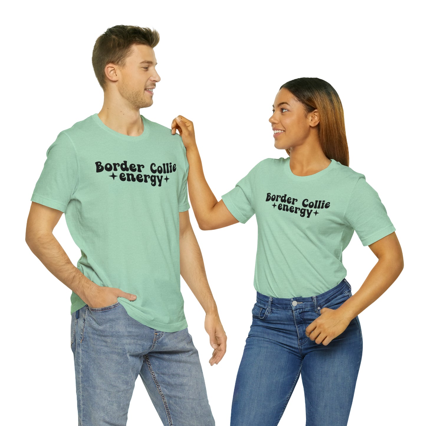 Border Collie Energy dog Short Sleeve T-shirt