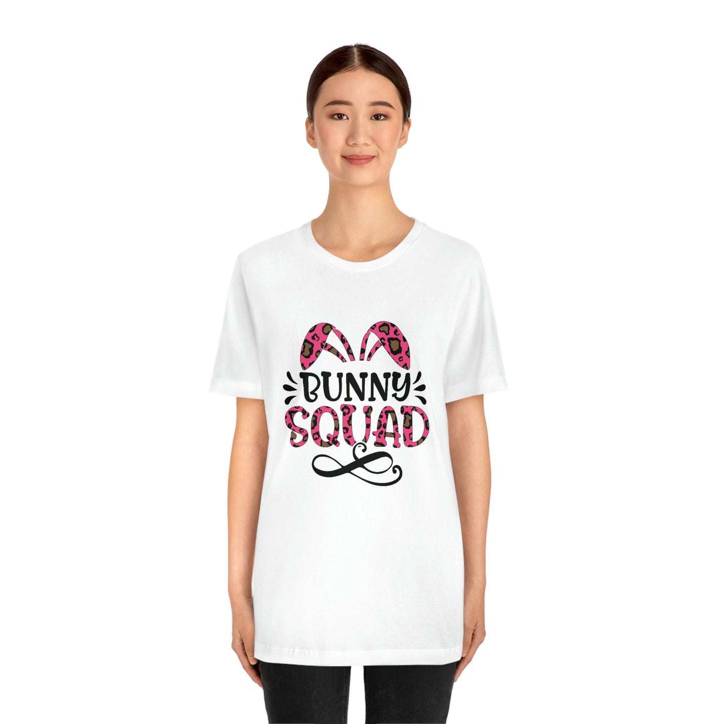 Bunny Squad Spring Easter Unisex Jersey Short Sleeve Tee