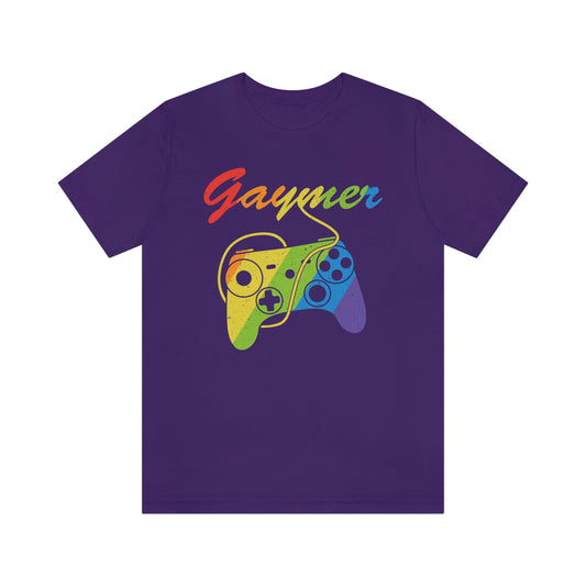 Gaymer LGBTQIA Unisex Jersey Short Sleeve Tee