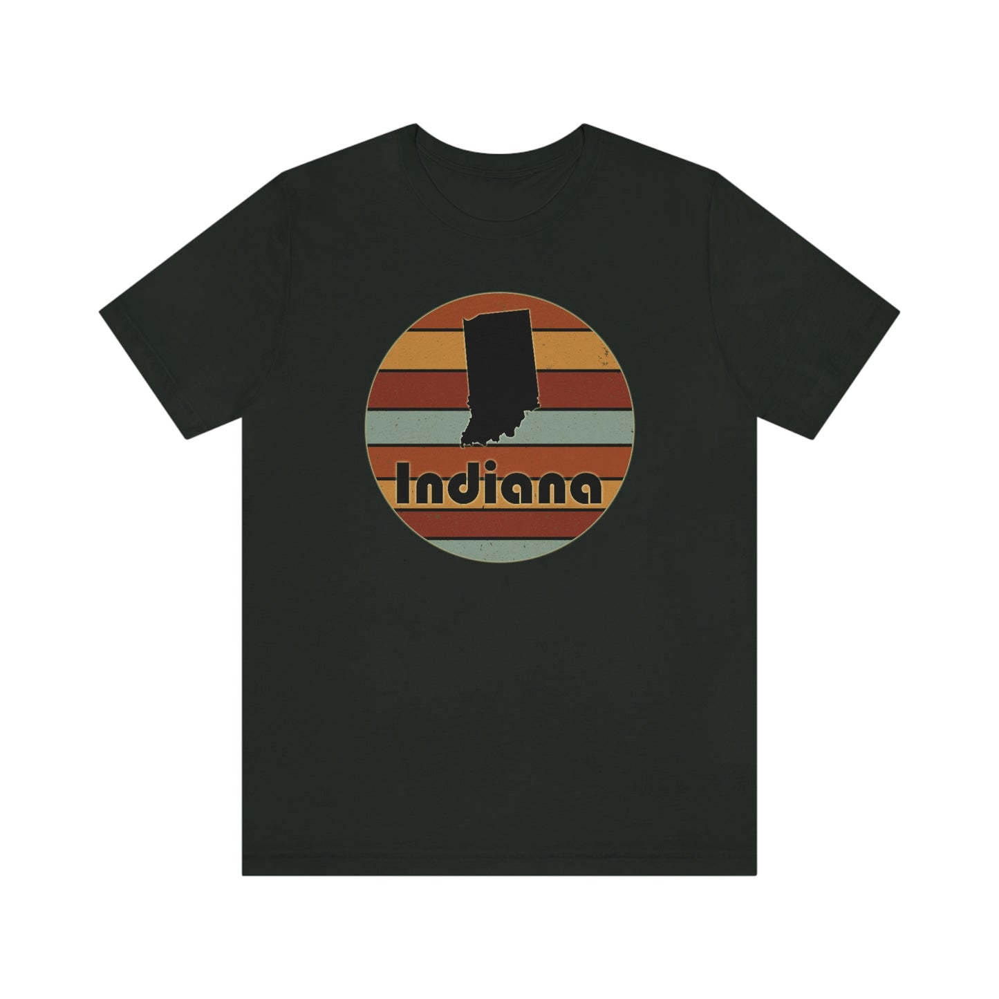 Indiana Retro Sunset Short Sleeve T-shirt