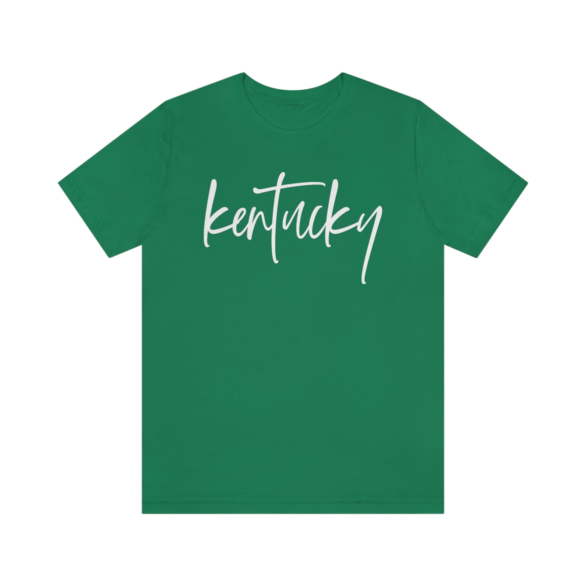 Kentucky White Script Short Sleeve T-shirt