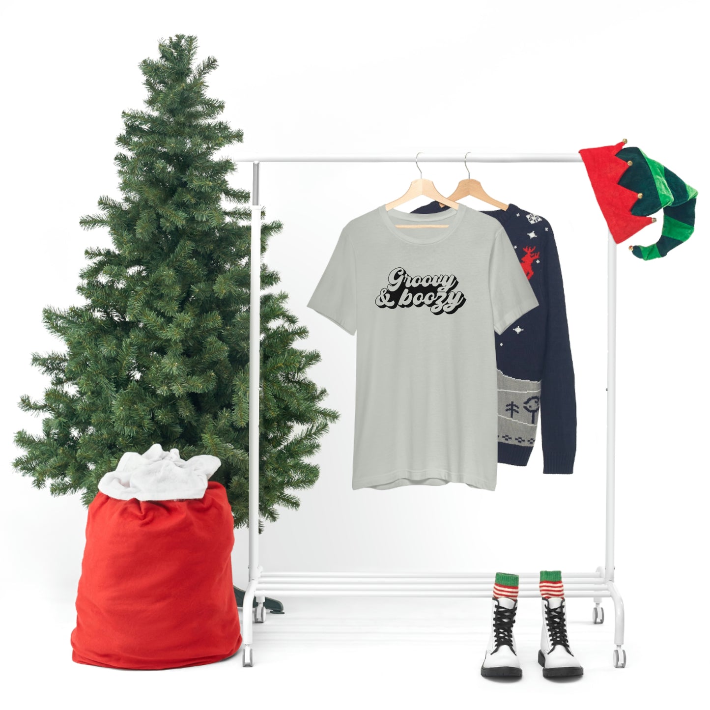 Groovy and Boozy Unisex Jersey Short Sleeve Tee