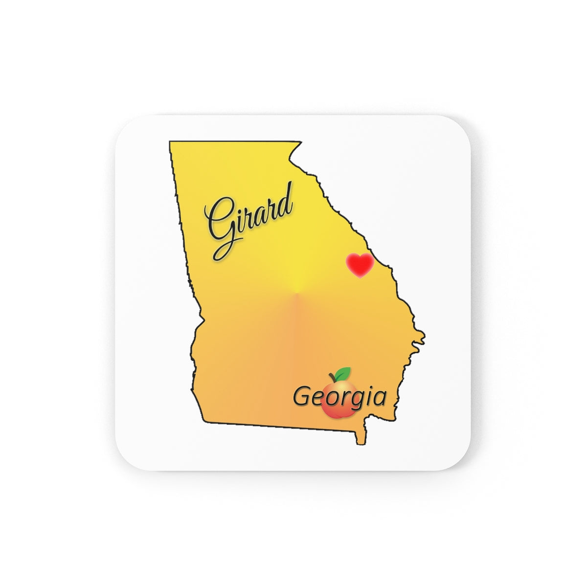 Girard Georgia Corkwood Coaster Set