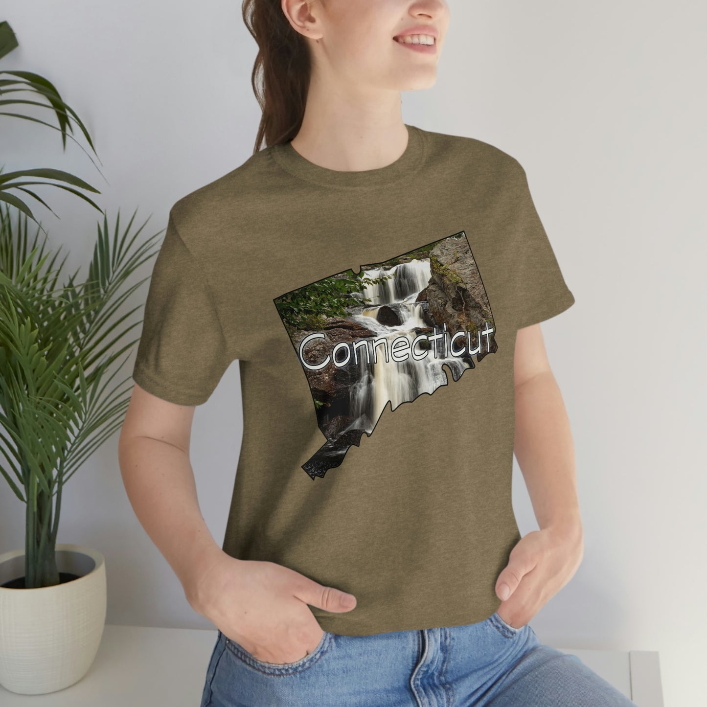 Connecticut Waterfall Unisex Jersey Short Sleeve T-shirt