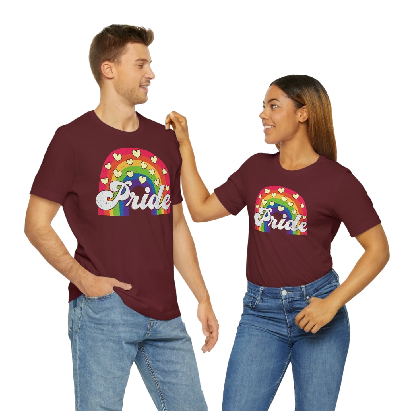 Pride Rainbow LGBTQIA Unisex Jersey Short Sleeve Tee