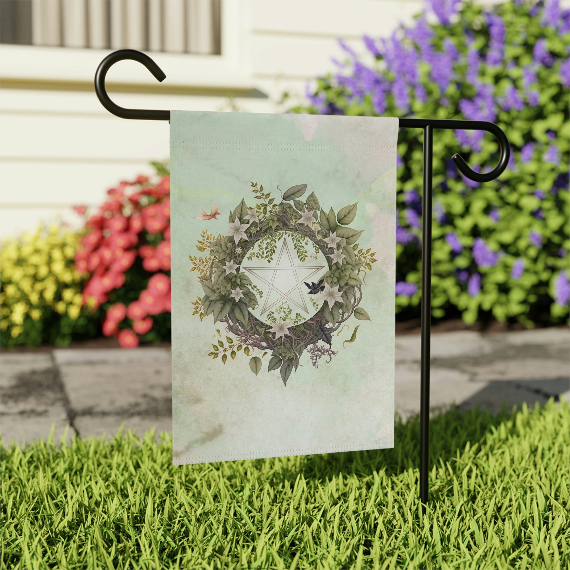 Spring Pentagram Garden & House Banner