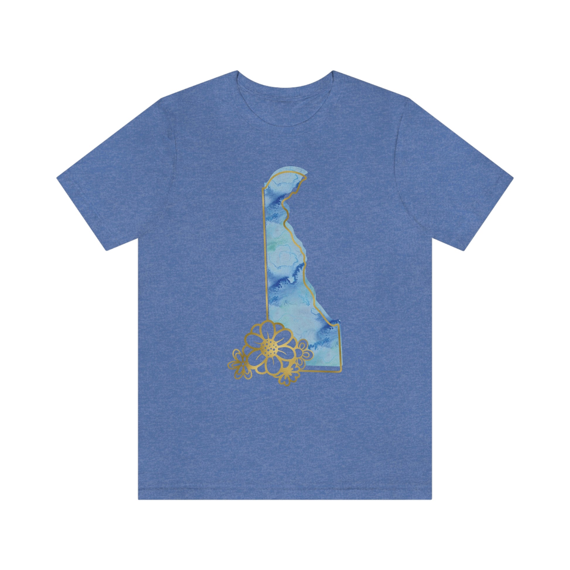 Delaware Watercolor Short Sleeve T-shirt
