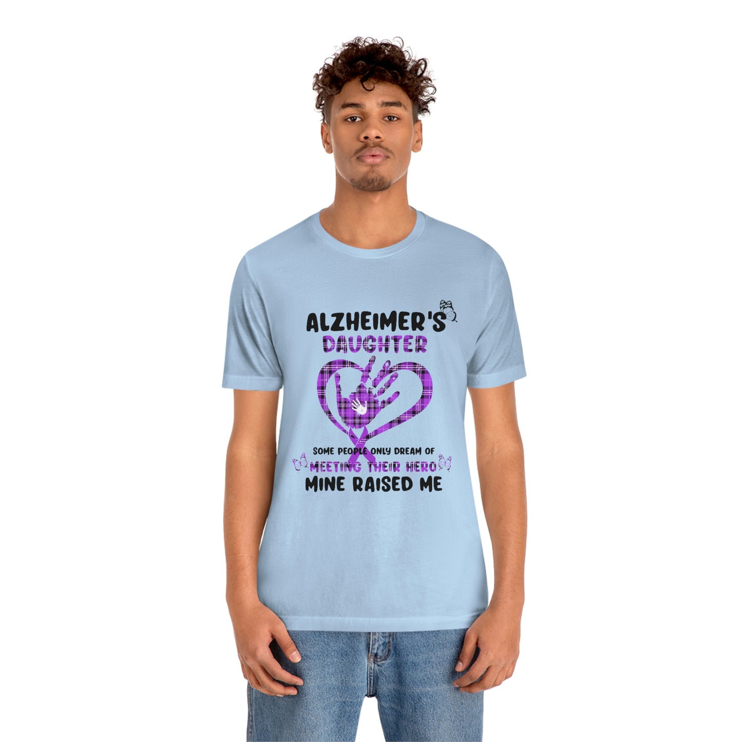 Alzheimer's Daughter Print Unisex Jersey Short Sleeve Tee