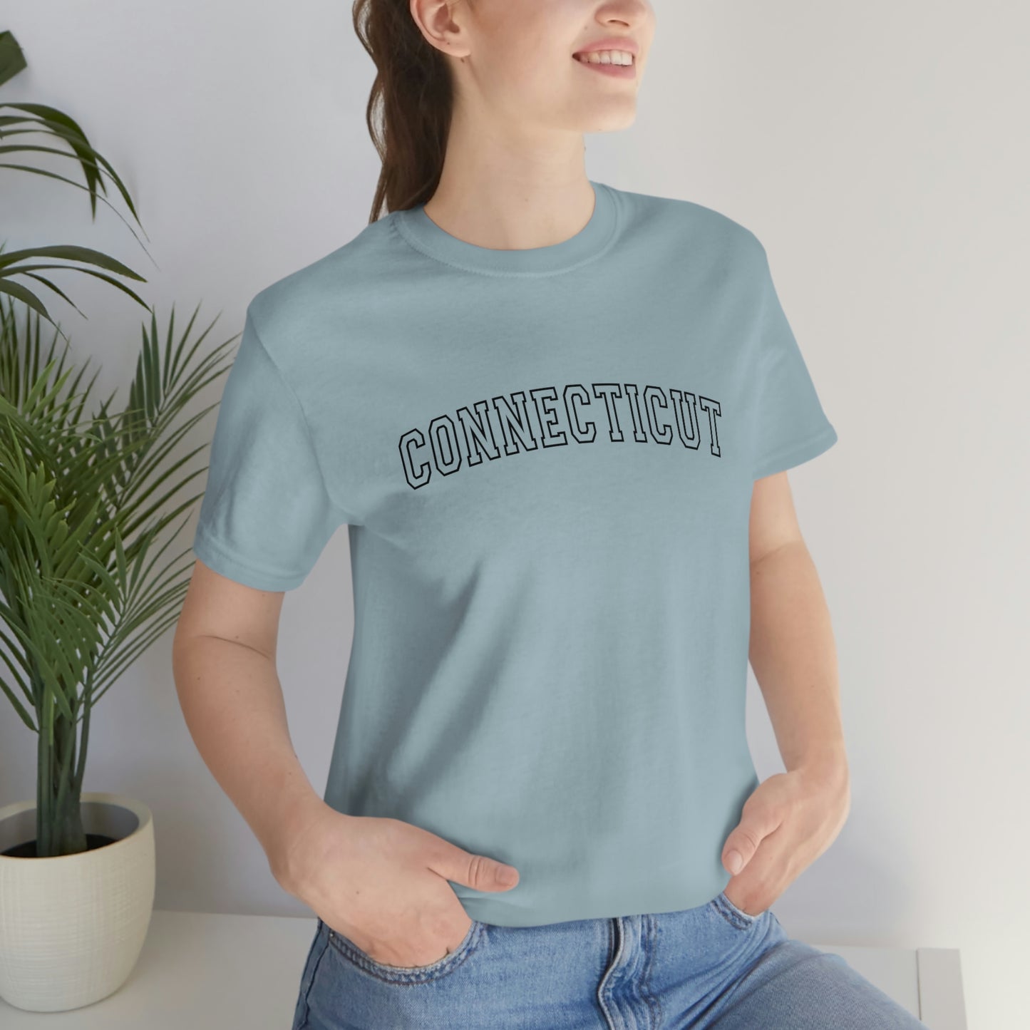 Connecticut Varsity Letters Arch Short Sleeve T-shirt