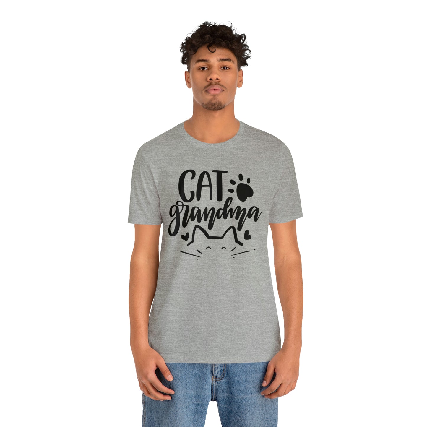 Cat Grandma Short Sleeve T-shirt