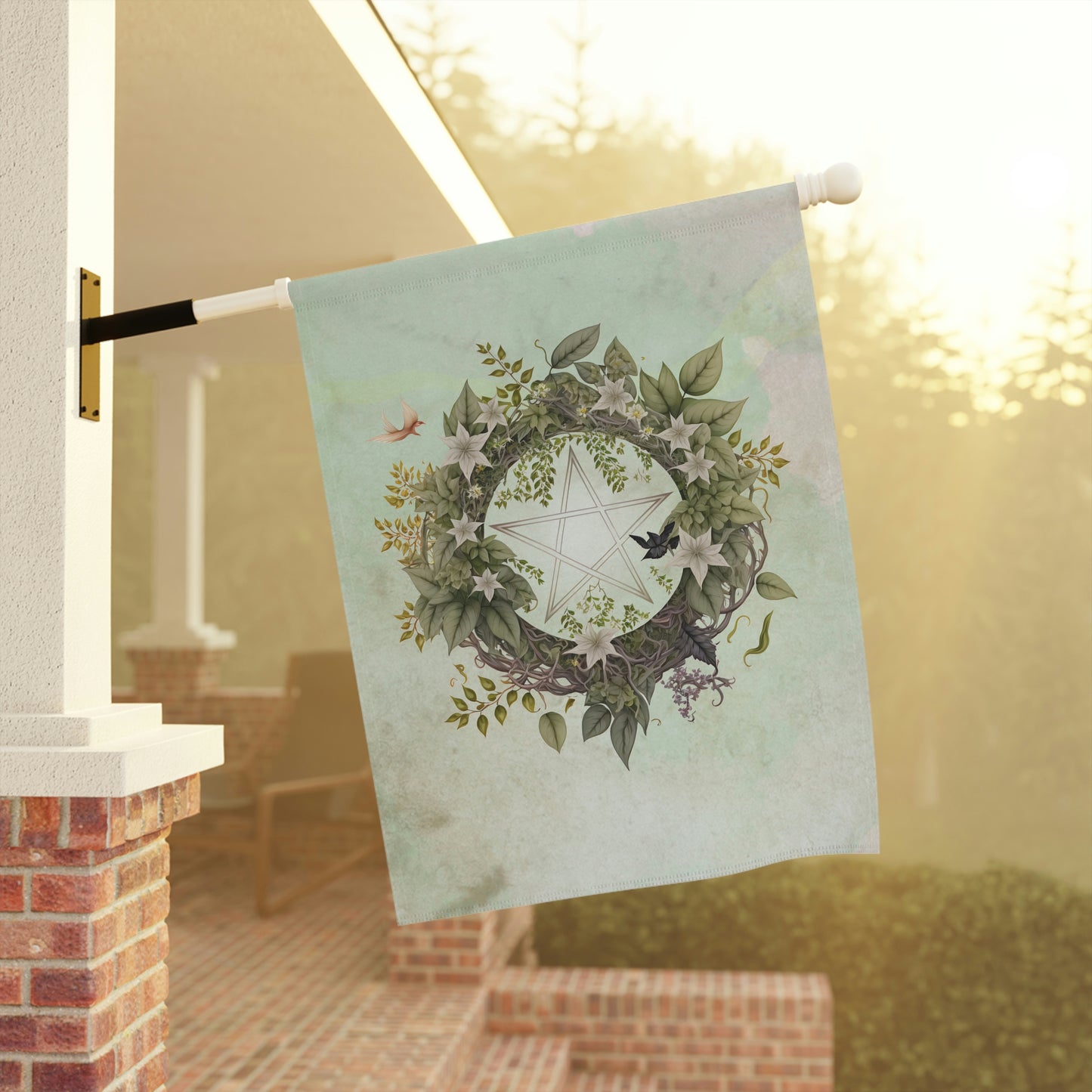 Spring Pentagram Garden & House Banner
