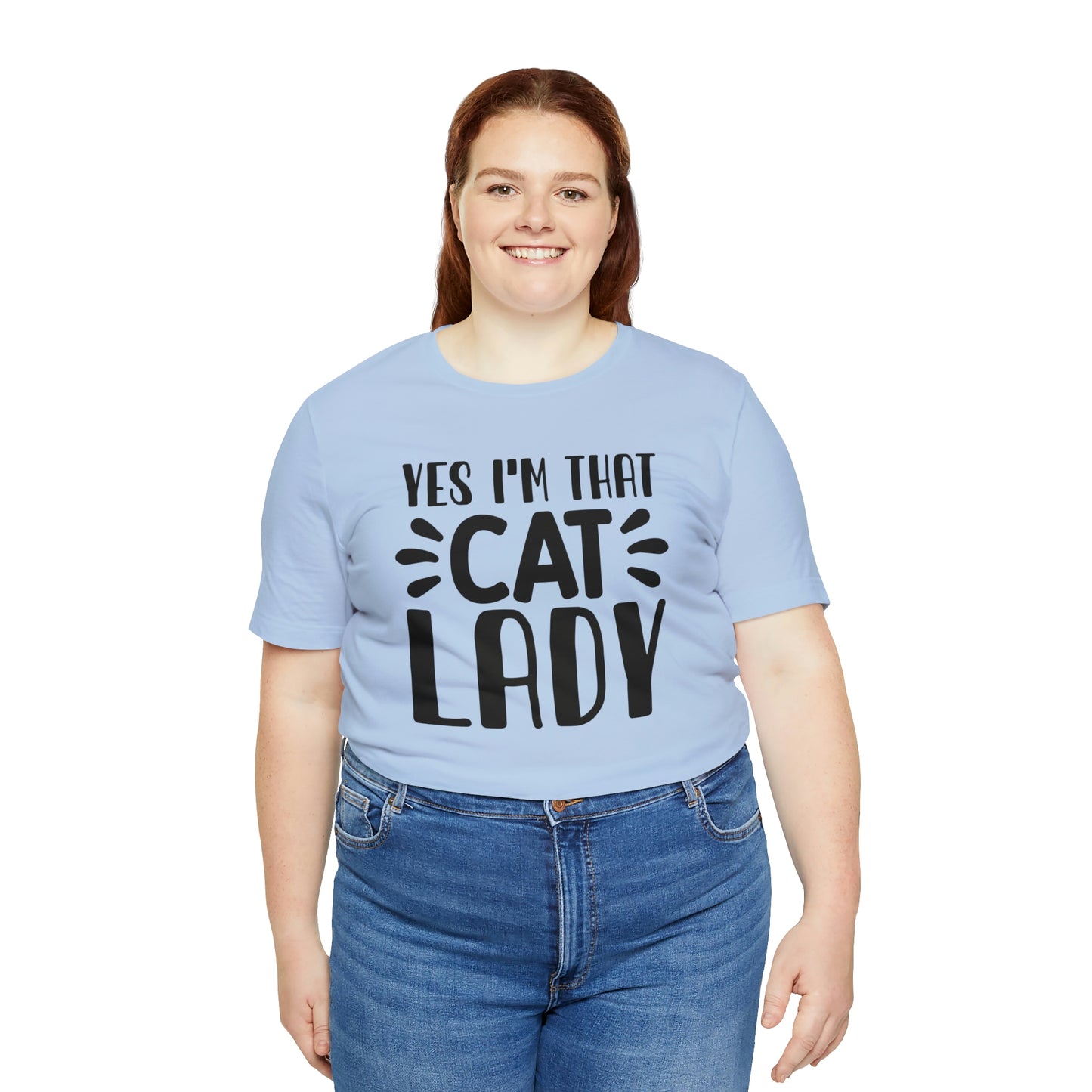 Yes I'm That Cat Lady Short Sleeve T-shirt