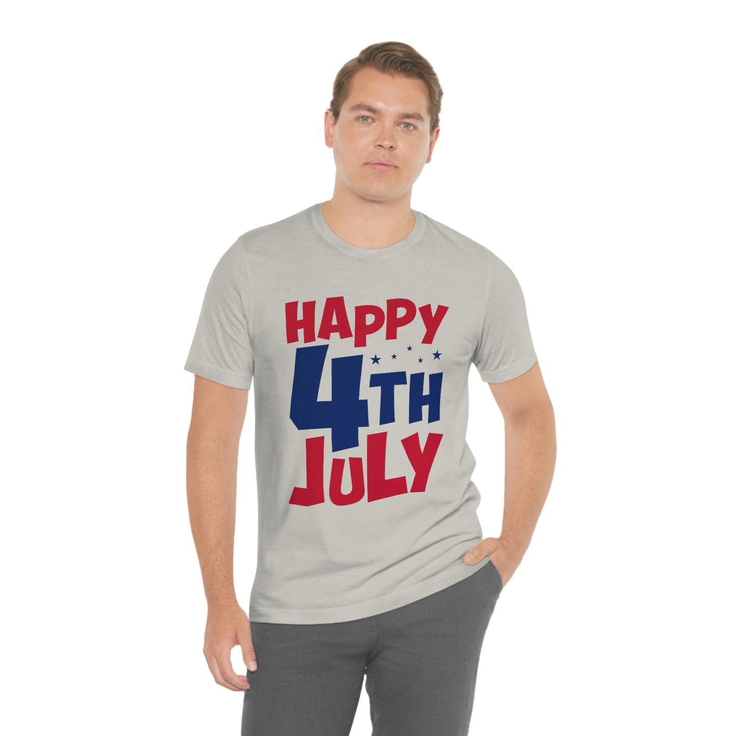 Happy 4th of July Unisex Jersey Short Sleeve Tee
