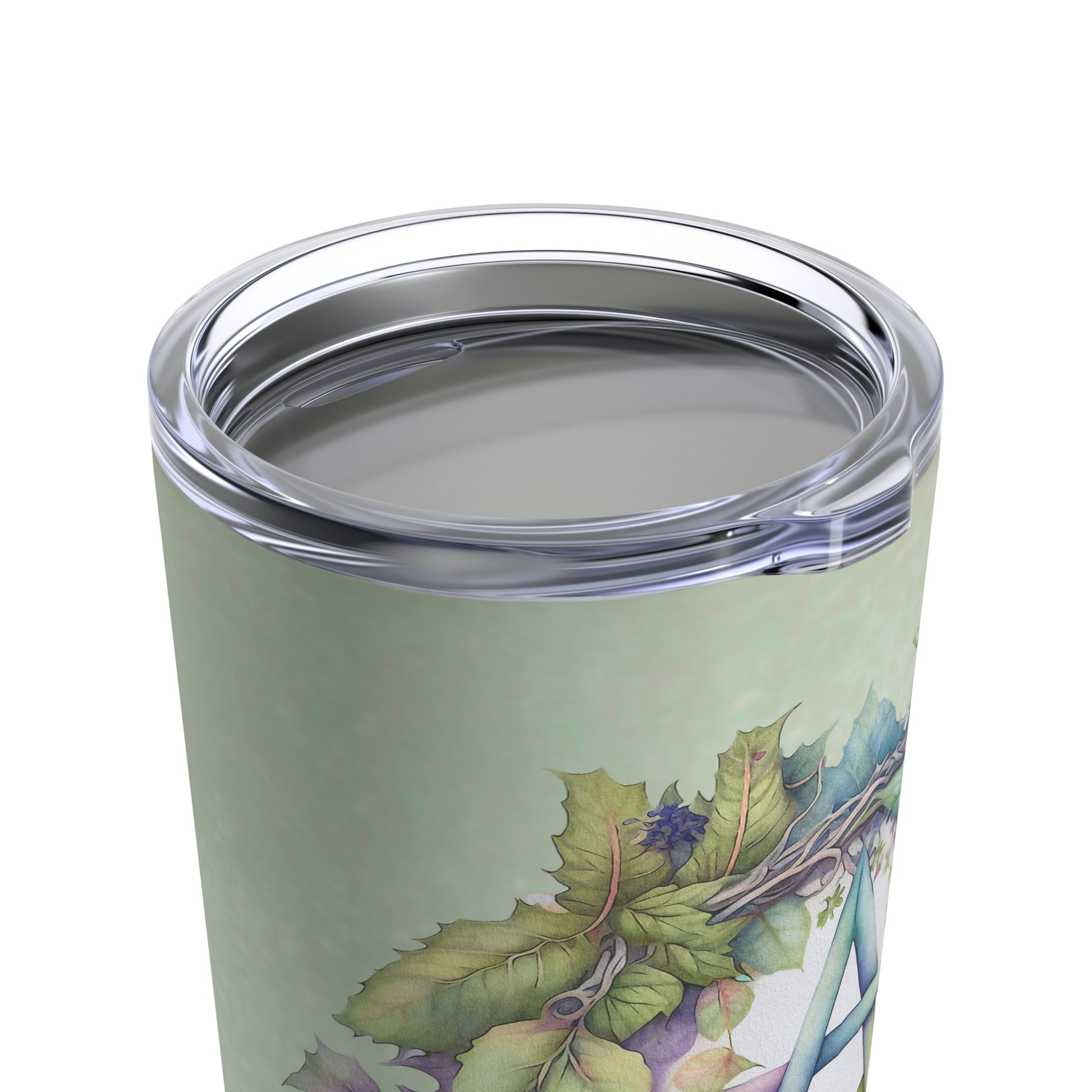Spring Flower Pentacle Watercolor Tumbler 20oz