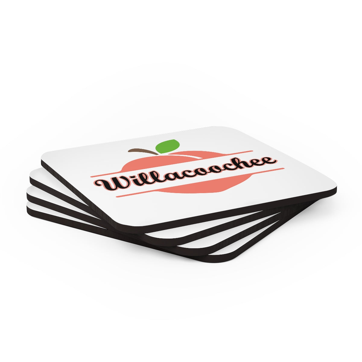 Willacoochee Georgia Corkwood Coaster Set