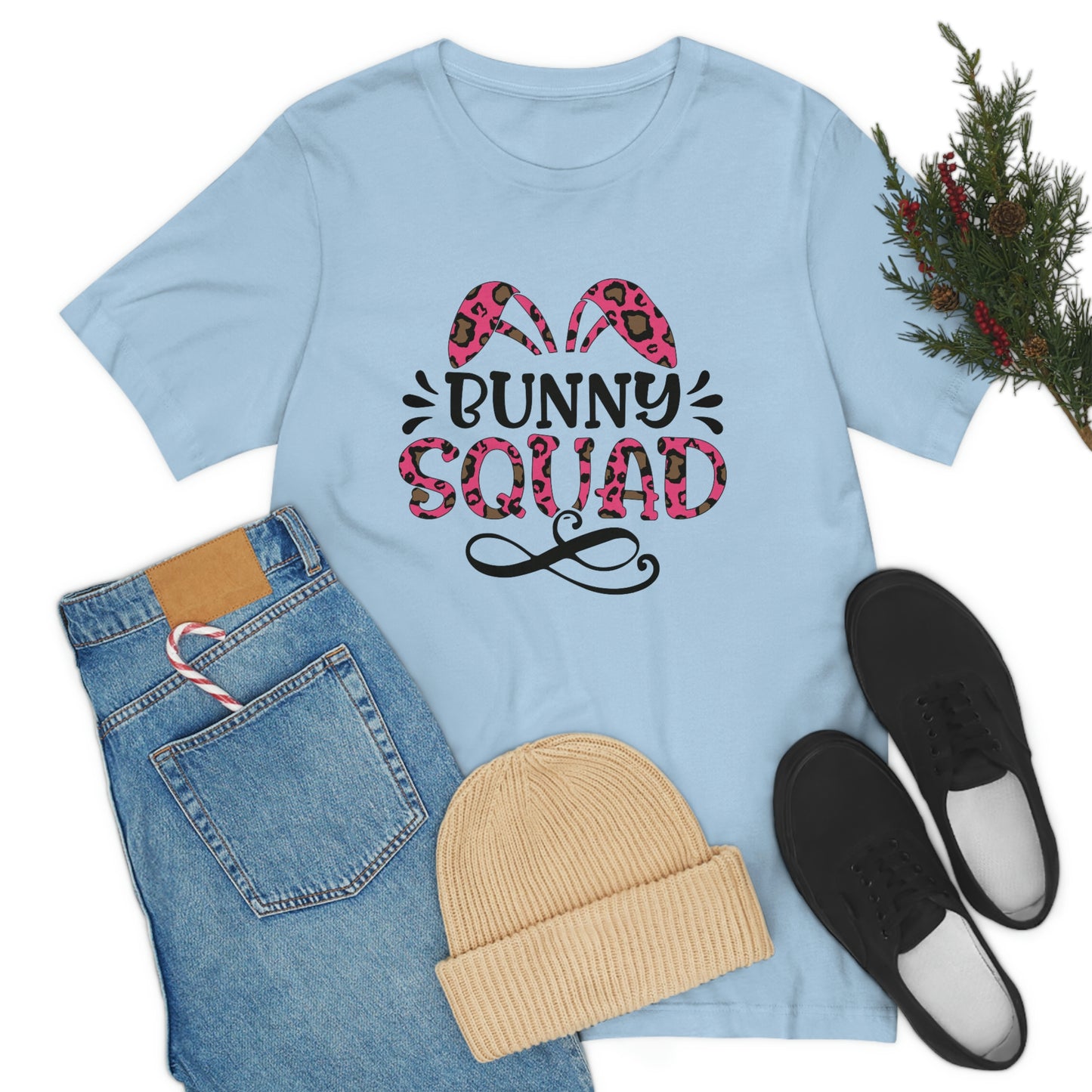 Bunny Squad Spring Easter Unisex Jersey Short Sleeve Tee