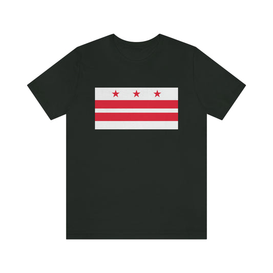 Washington DC Flag Unisex Jersey Short Sleeve Tee Tshirt T-shirt