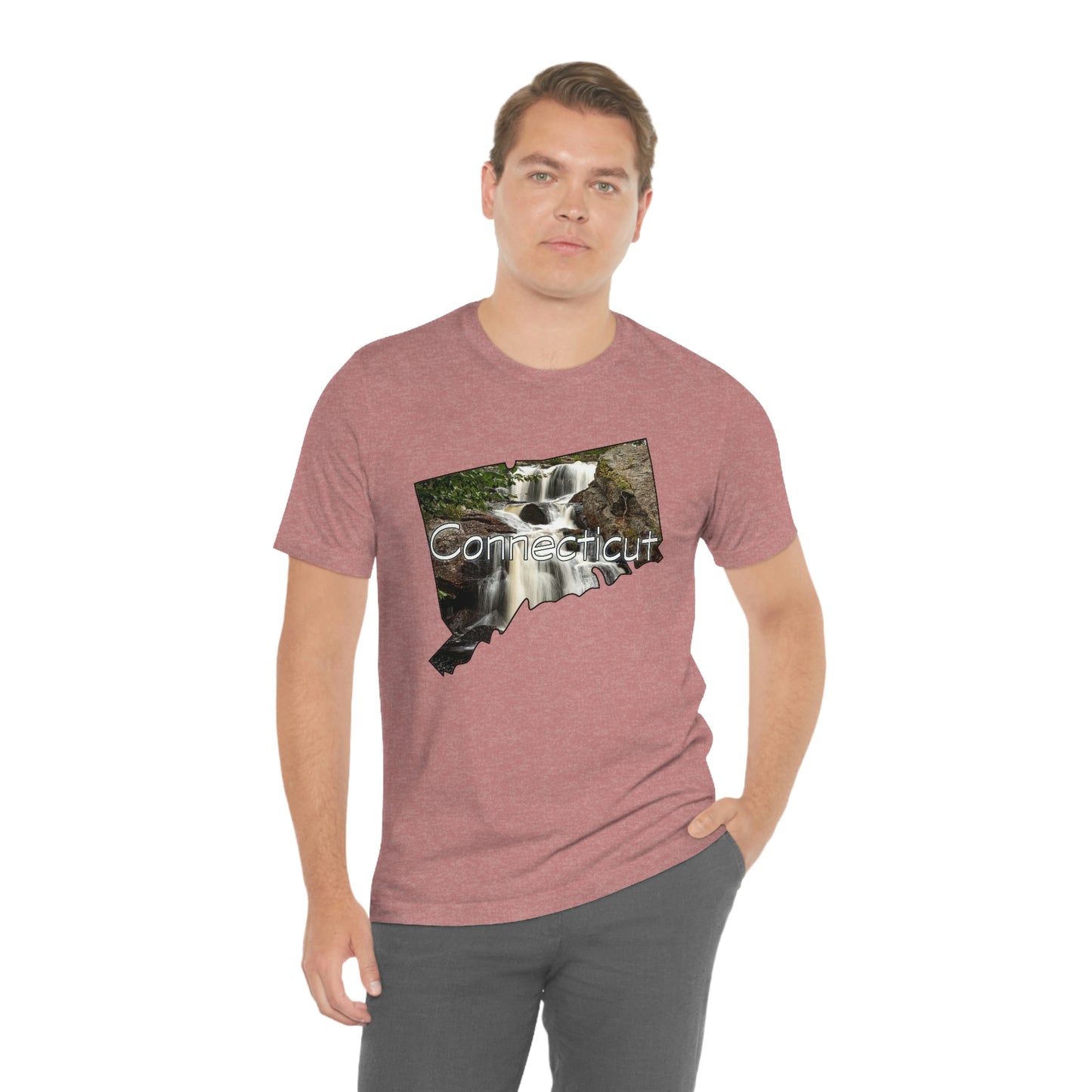 Connecticut Waterfall Unisex Jersey Short Sleeve T-shirt