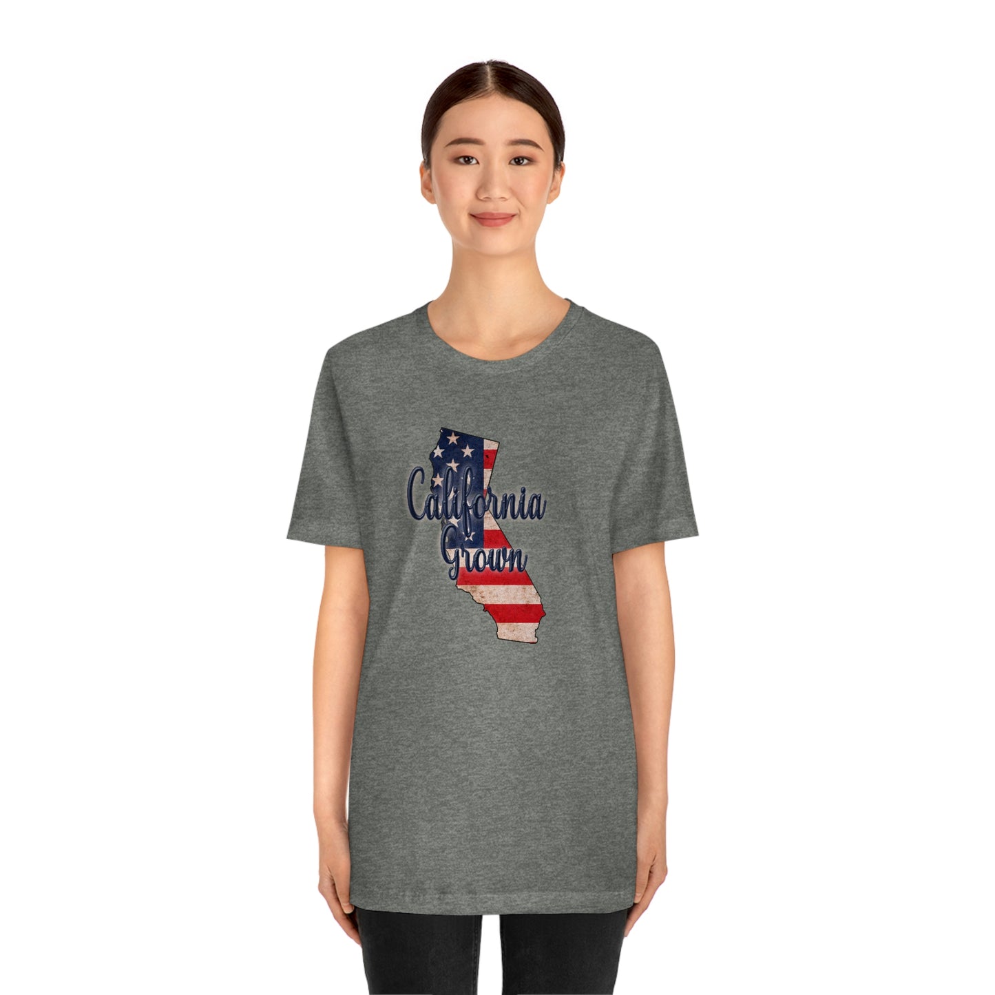 California US Flag Unisex Jersey Short Sleeve Tee Tshirt T-shirt
