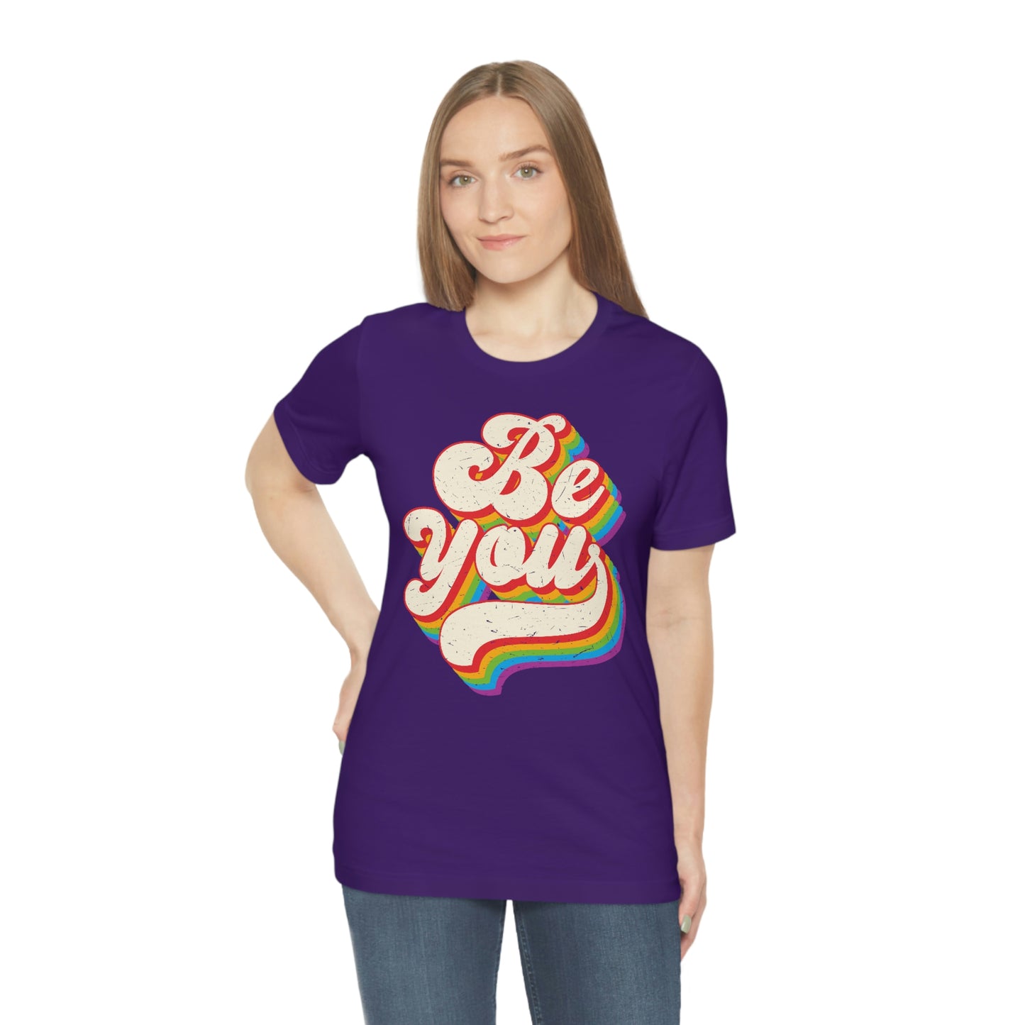 Be You LGBTQIA Unisex Jersey Short Sleeve Tee
