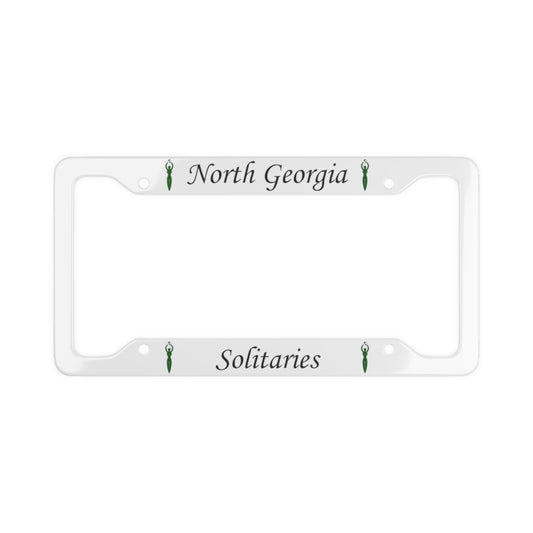 North Georgia Solitaries License Plate Frame
