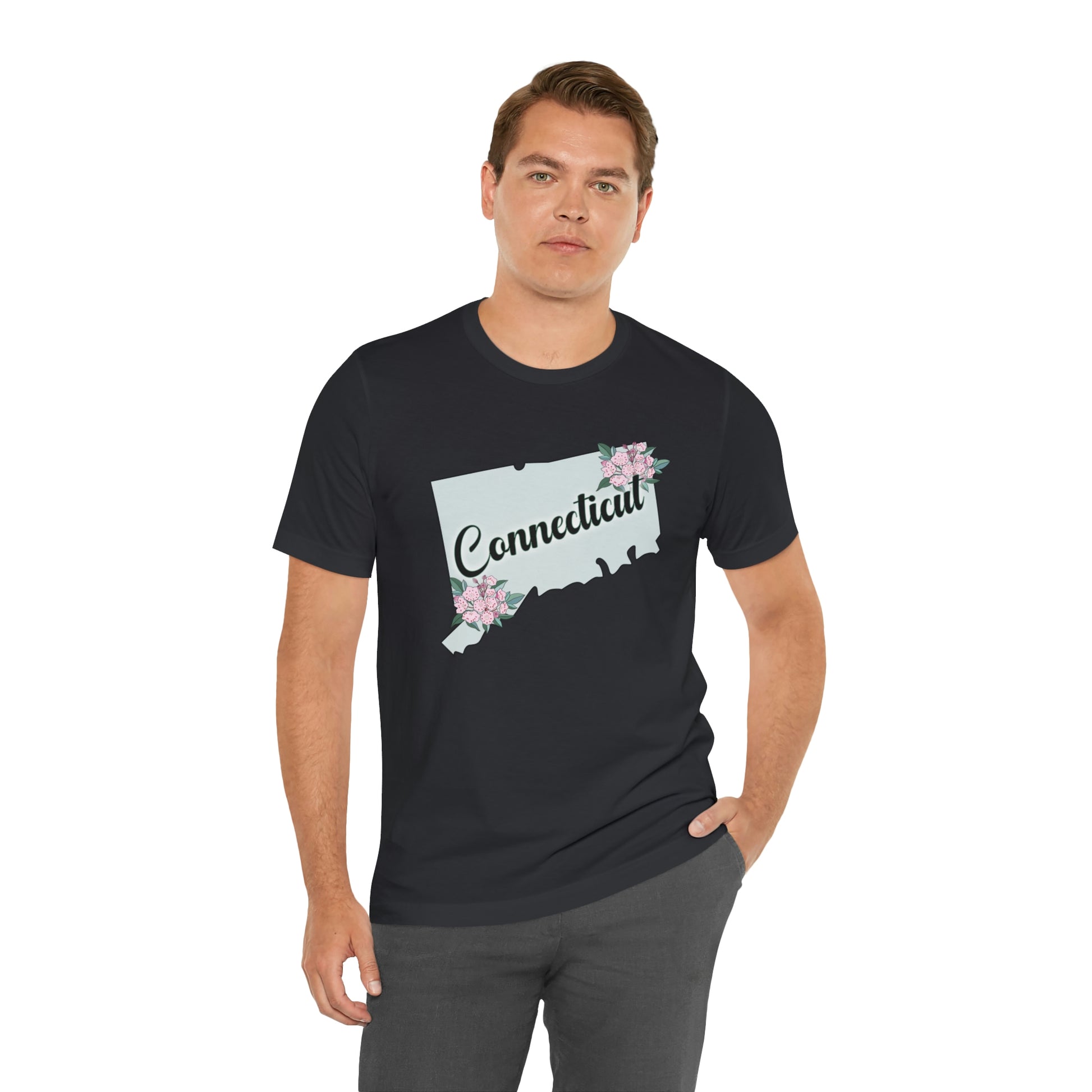 Connecticut State Flower Short Sleeve T-shirt