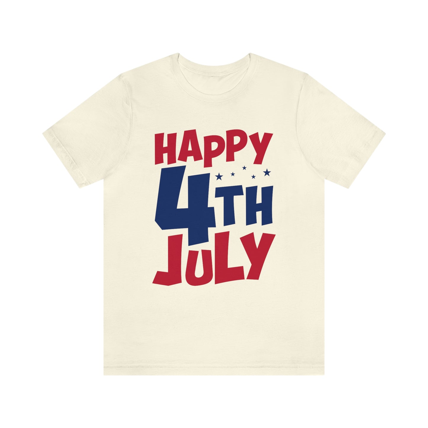 Happy 4th of July Unisex Jersey Short Sleeve Tee